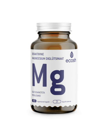 Magneesium glütsinaat - bioaktiivne 500mg 90 kapslit