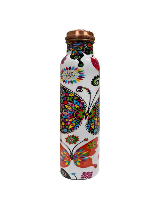 Trükitud vaskpudel Butterfly Meena 900ml