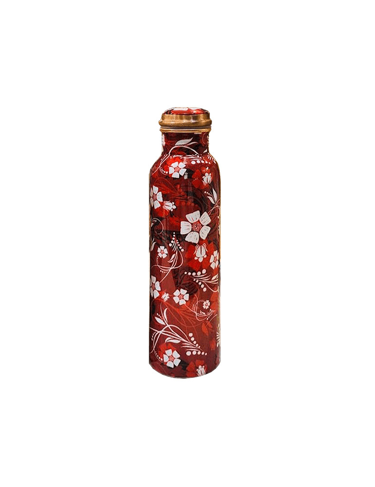 Copper bottle Meena RED 900ml