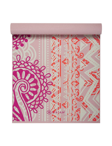 Gaiam Bohemian Rose joogamatt 4mm