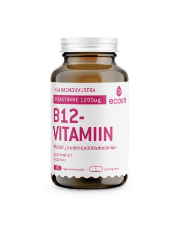 B12 vitamiin - bioaktiivne 90 kapslit