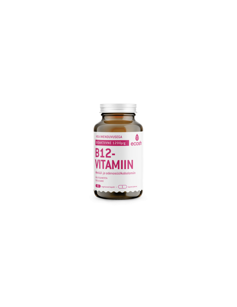B12 vitamiin - bioaktiivne 90 kapslit