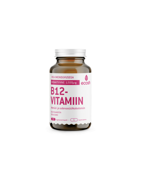 B12 vitamiin - bioaktiivne 90 kapslit
