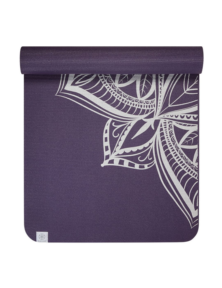 Gaiam Premium Aubergine Medallion yoga mat 6mm