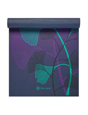 Gaiam Premium Lily Shadows yoga mat 0,6cm
