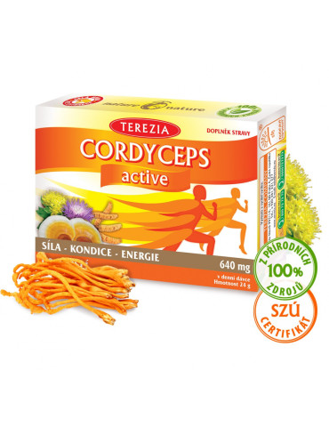 Terezia CORDYCEPS ACTIVE  60 kapslit  Parim enne 09/2025