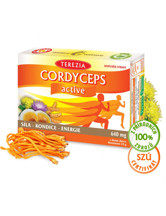 Terezia CORDYCEPS ACTIVE  60 kapslit  Parim enne 09/2025