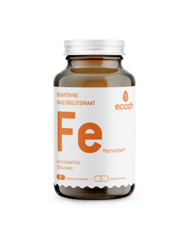 Raud diglütsinaat - bioaktiivne 90 kapslit