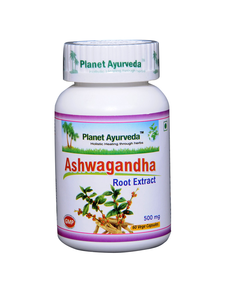 Planet Ayurveda Ashwaganda capsules 60p.