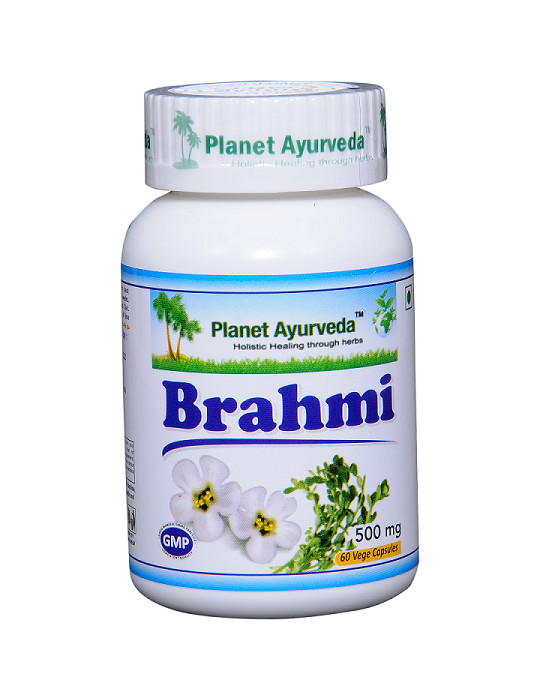 Planet Ayurveda Brahmi (sasi-vesikaak) ekstrakt  60tk.pakendis
