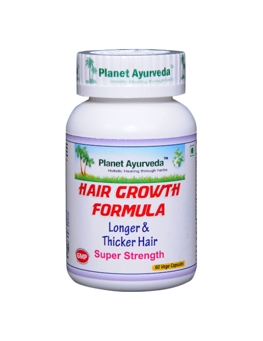 Planet Ayurveda Hair Growth Formula - juuste kasvu soodustav toode 60tk.