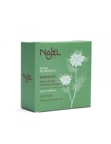 Najel Aleppo soap with black cumin oil 100g