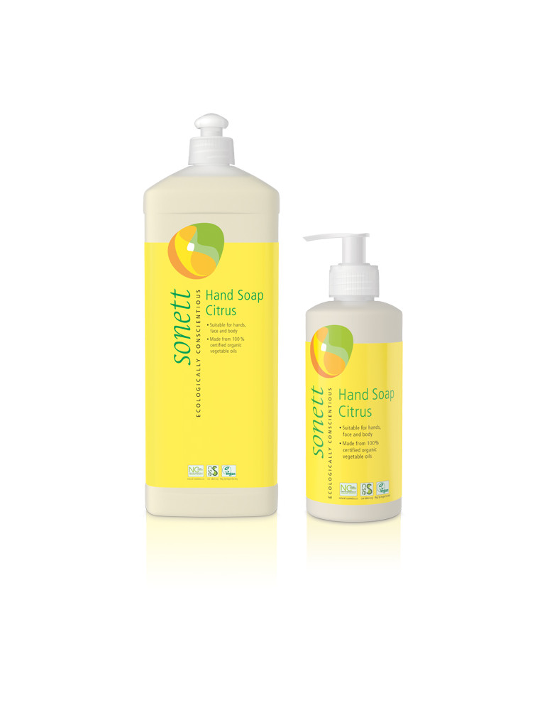 Sonett tsitruse vedelseep