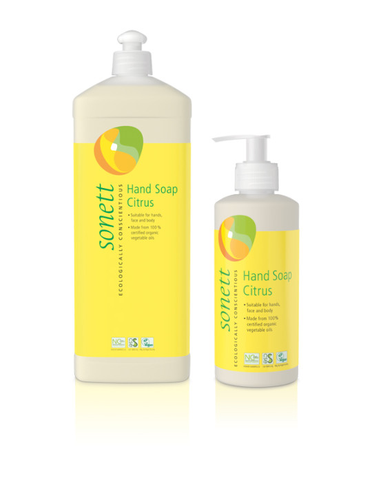 Sonett tsitruse vedelseep