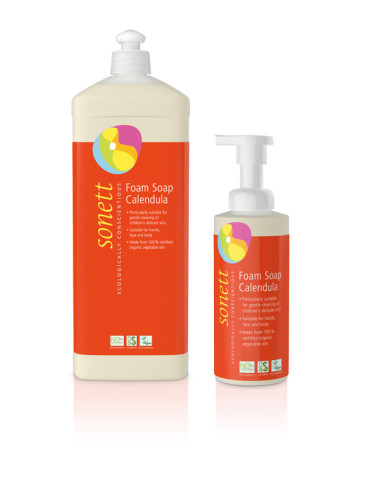 Sonett Foam Soap Calendula for children 1L