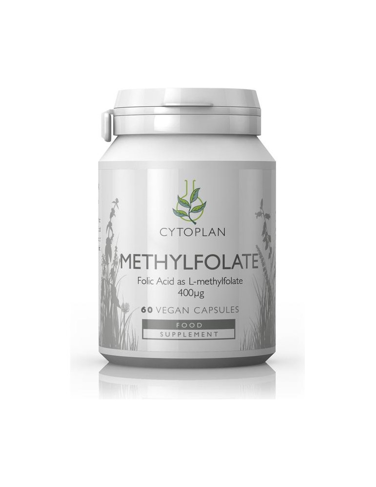 Cytoplan metüülfolaat (5-MTHF) 60 vegan kapslit