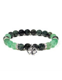 Clover bracelet with kambaba jasper and aventurine