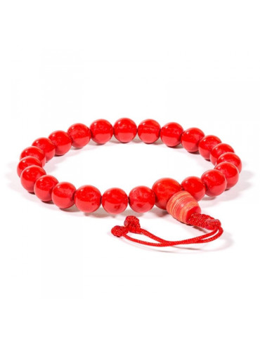 Mala bracelet coral 21 stones