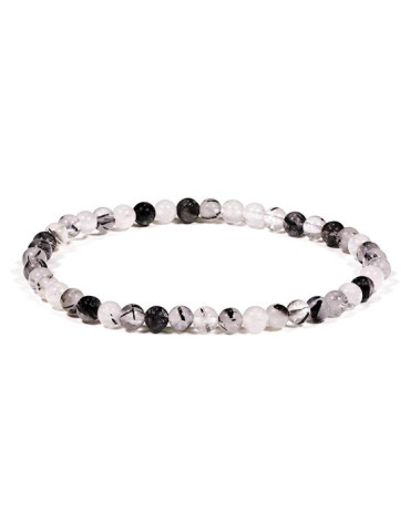 Bracelet with tourmaline quartz 19cm