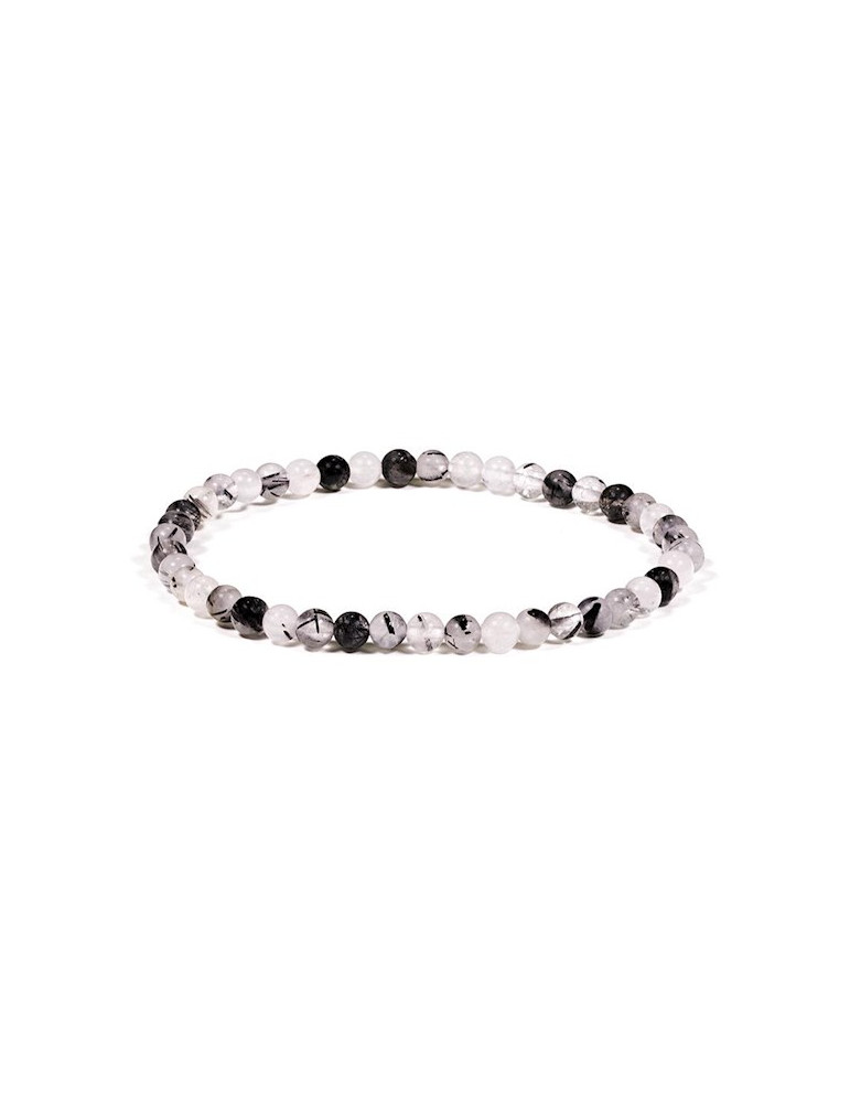 Bracelet with tourmaline quartz 19cm