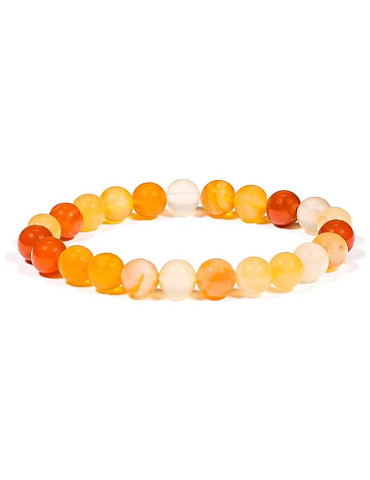 Bracelet with carnelian
