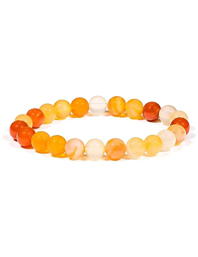 Bracelet with carnelian