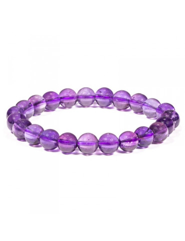 Bracelet with amethyst 19cm