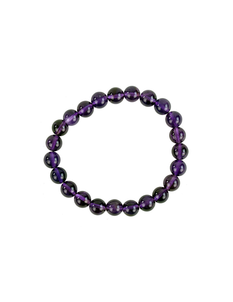 Bracelet with amethyst 19cm