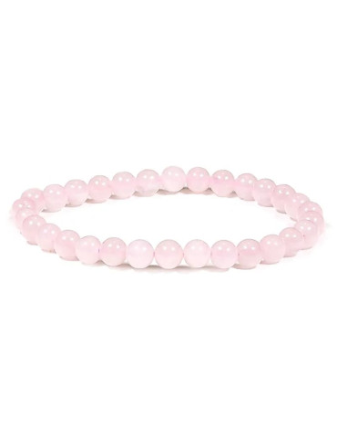 Bracelet with rose quartz
