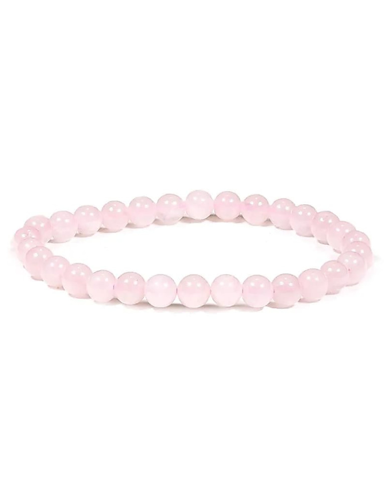 Bracelet with rose quartz