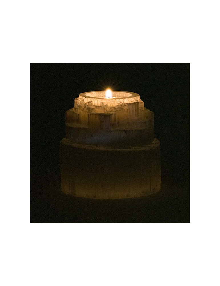 Seleniidist teeküünla alus "Jumalik juga" 8x8cm