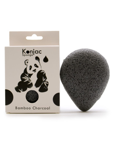 Konjac Sponge antibacterial face sponge with bamboo charcoal