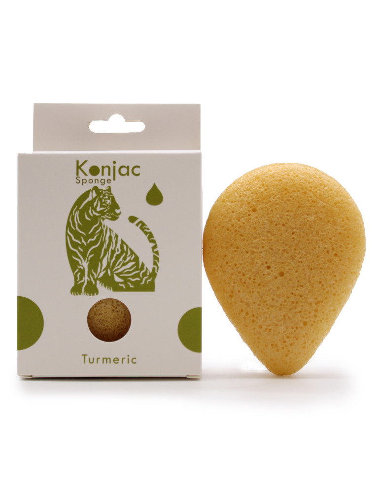 Konjac Sponge anti-wrinkle facial sponge with turmeric