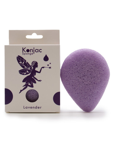 Konjac Sponge soothing face sponge with lavender