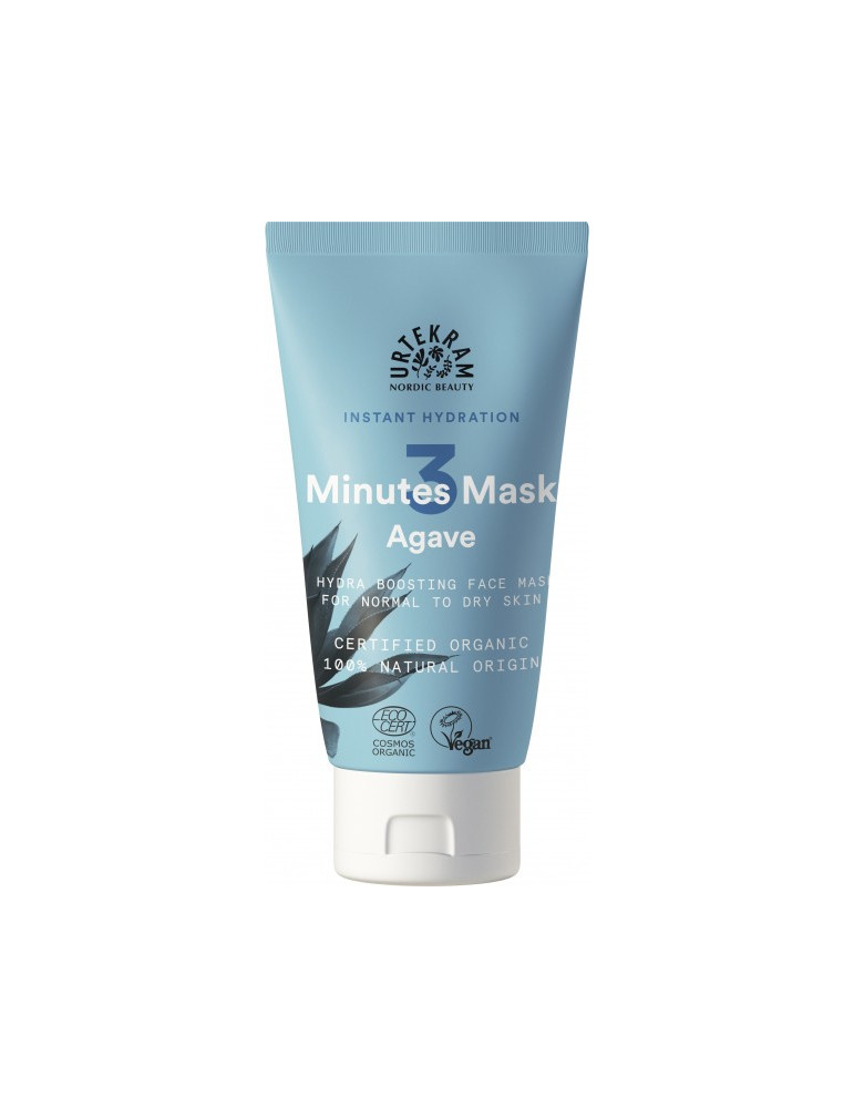 Urtekram 3-minute moisturizing mask with agave extract 75ml