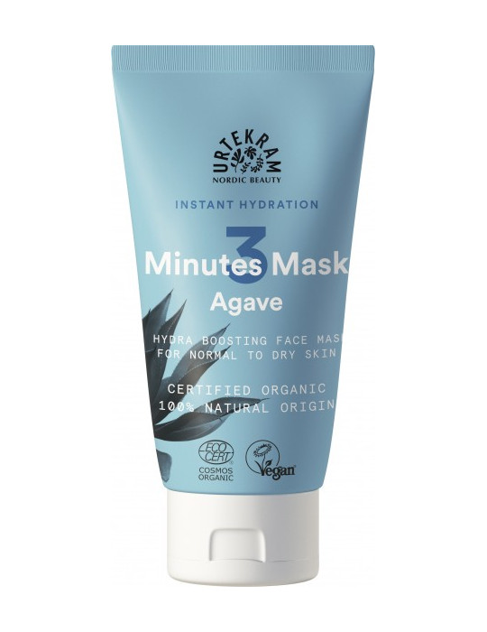 Urtekram 3-minuti niisutav mask agaaviekstraktiga 75ml