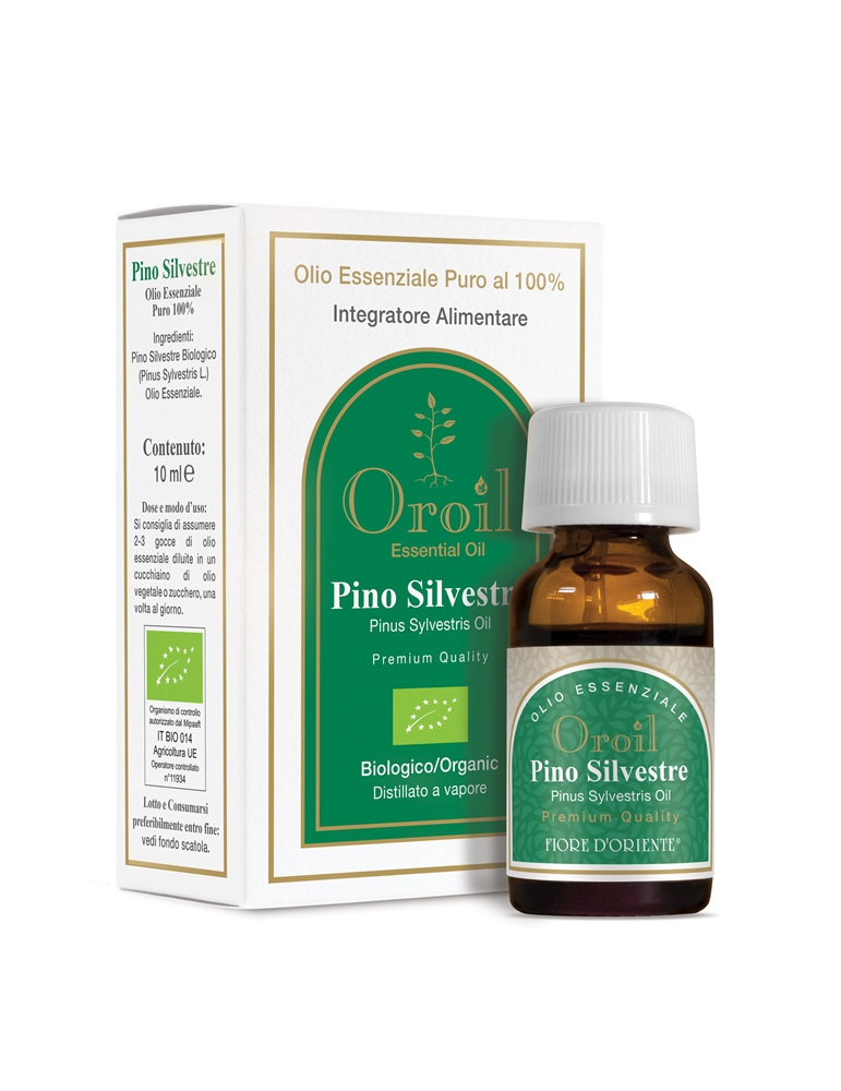 Fiore D'Oriente organic Pino Silvestre essential oil 10ml   Best before 09/2024