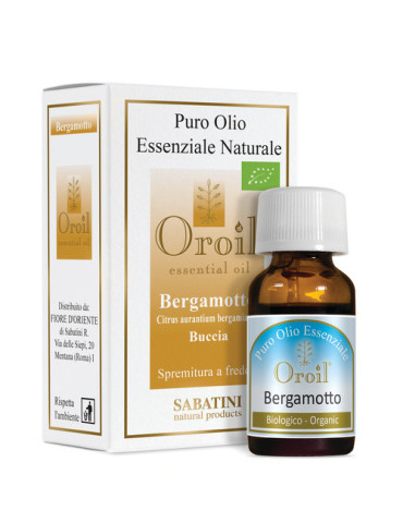 Fiore D'Oriente orgaaniline bergamoti eeterlik õli 10ml   Parim enne 09/2024