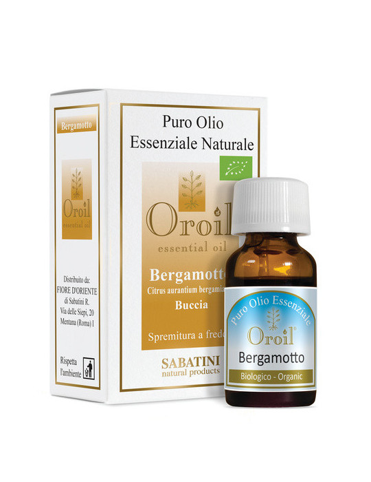 Fiore D'Oriente orgaaniline bergamoti eeterlik õli 10ml   Parim enne 09/2024