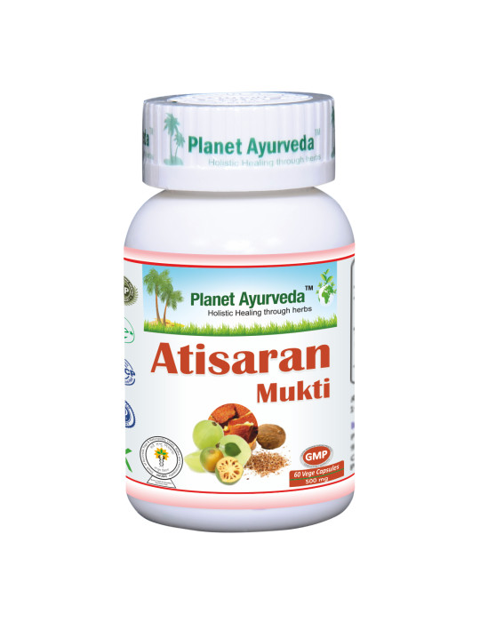 Planet Ayurveda Atisaran mukti ekstrakt -seedetrakti paremaks toimimiseks 60  kapslit     Parim enne 05/2024