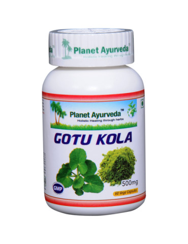 Planet Ayurveda Gotu Kola(aasia vesinaba) ekstrakt 60 kapslit