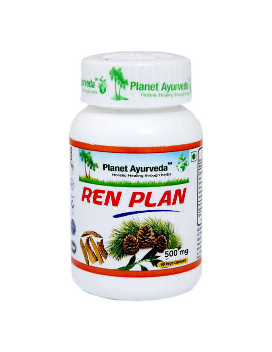 Planet Ayurveda Ren Plan extract- 60 capsules for bladder, kidney and overall urinary health
