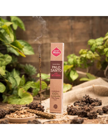 Sagrada Madre PALO SANTO INCENSE WITH MYRRH  22,8cm 2
