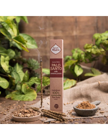 Sagrada Madre PALO SANTO INCENSE WITH SANDALWOOD 22,8cm 2
