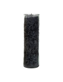 Yogi-Yogini candle BLACK NATURE in glass 21x6,5cm