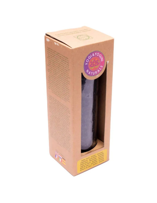 Yogi-Yogini candle BLACK NATURE in glass 21x6,5cm