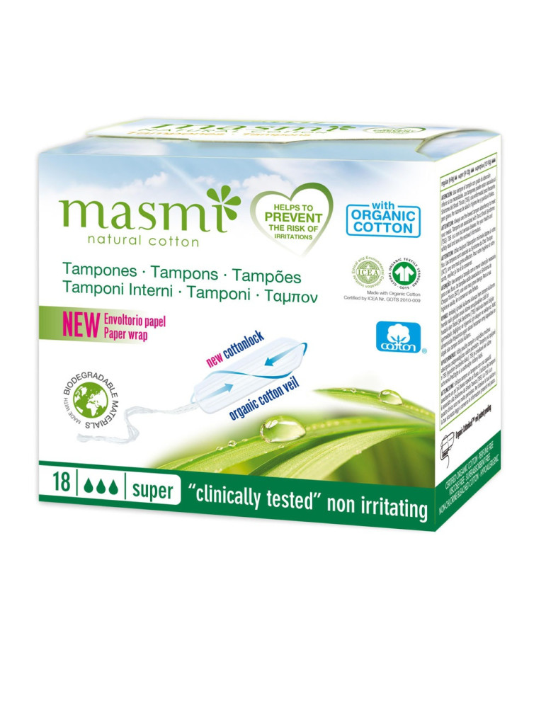 Masmi Tampoonid, super, 18 tk