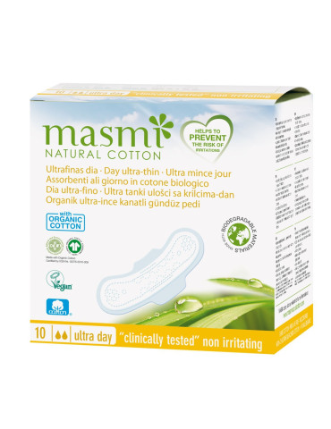 Masmi Sanitary napkins, ultra-thin, daily,10 pieces