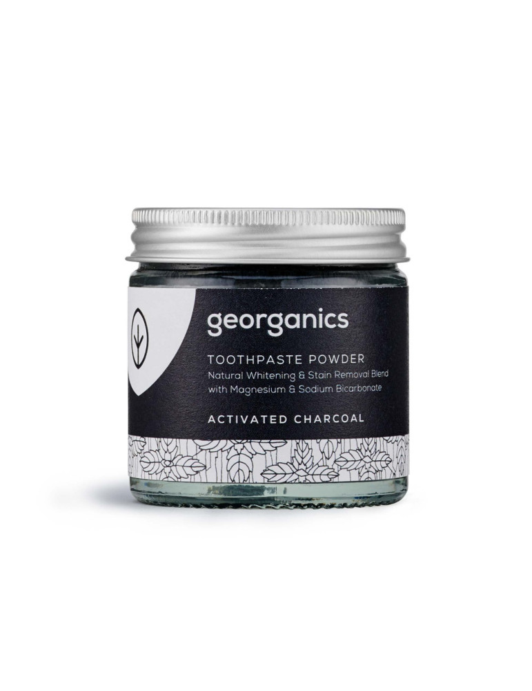 Coconut oil toothpaste with activated charcoal