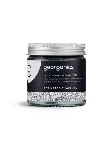 Powder for brushing teeth with activated charcoal, 60 ml
